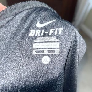 Women’s black Nike running shorts